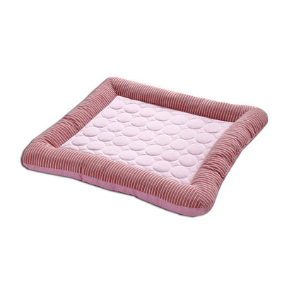 Pet Cooling Pad Bed For Pets Ice Silk Material Soft For Summer Sleeping Breathable