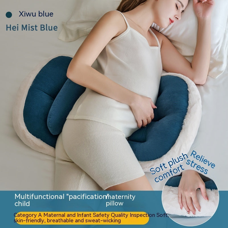 Waist Side Pillow Belly Support During Pregnancy Sleeping U-shaped Cushion